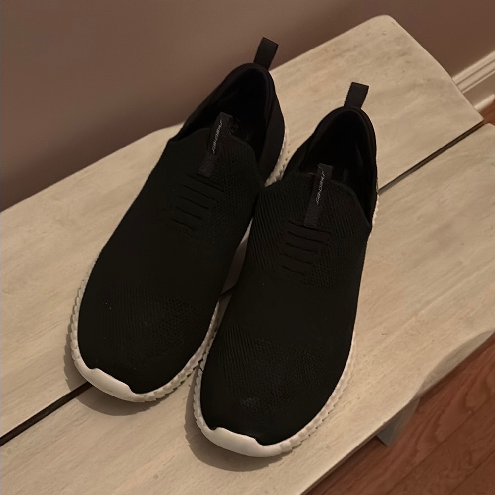 Black Slip-On Men's Shoes